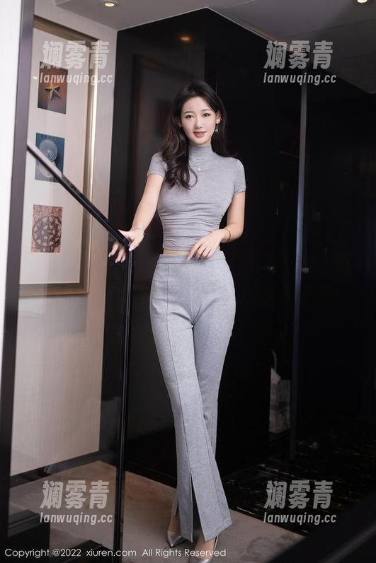 秀人网 - 安然anran新招：红裙登场，这图库里的色彩比我五年没换的油漆还多！